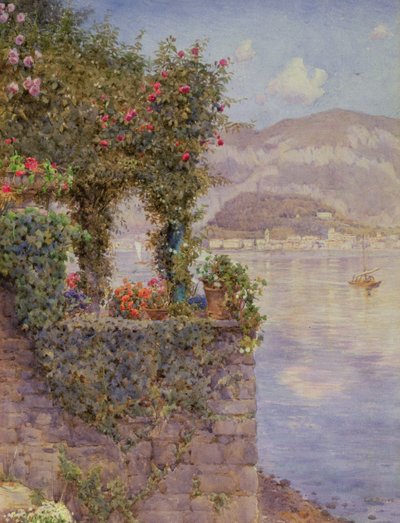 Bellagio vanuit Tremezzo door Ernest Arthur Rowe